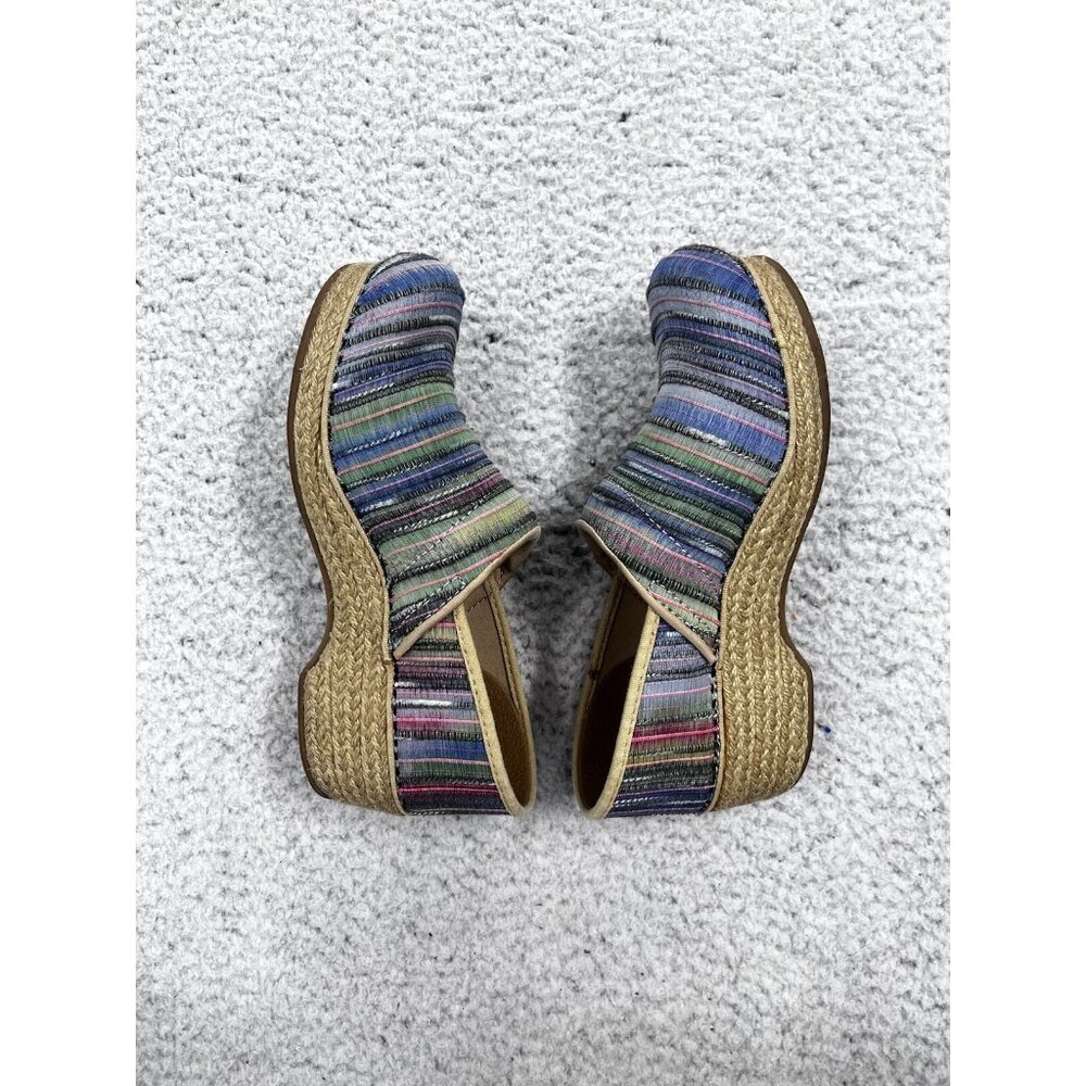 Dansko Multicolor Striped Mules - Picture 13 of 14